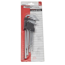 9 PCS SGS approuvé en plastique cas Hex Key Set